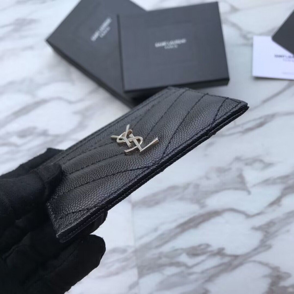 HOT SALE YSL CASSANDRE MATELASSÉ CARD CASE