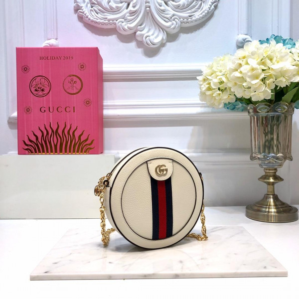 HOT SALE Gucci Ophidia mini round shoulder bag