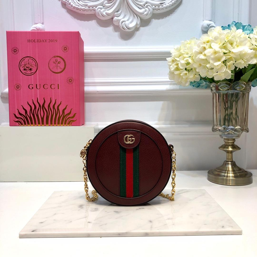 HOT SALE Gucci Ophidia mini round shoulder bag