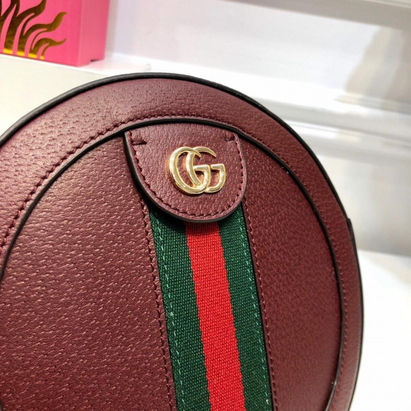 HOT SALE Gucci Ophidia mini round shoulder bag