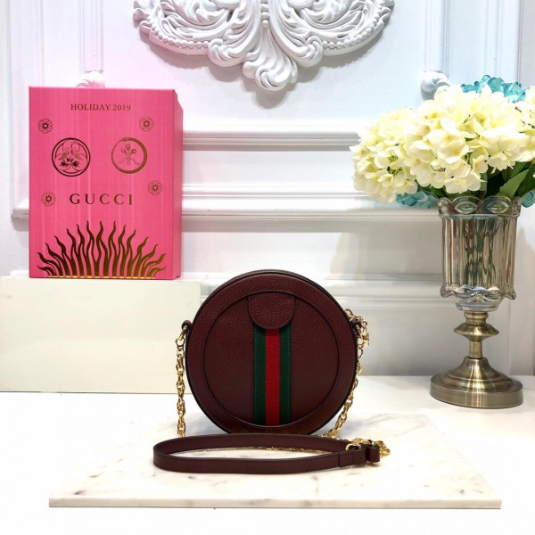 HOT SALE Gucci Ophidia mini round shoulder bag