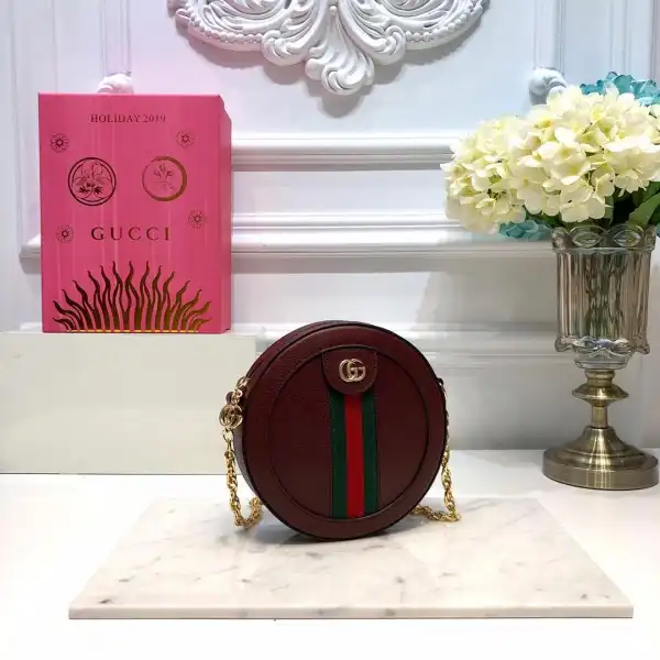 Affordable TO Gucci Ophidia mini round shoulder bag