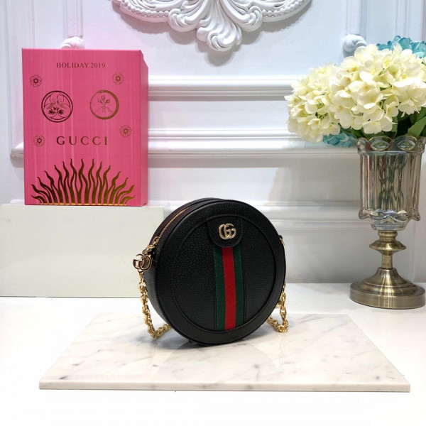 HOT SALE Gucci Ophidia mini round shoulder bag