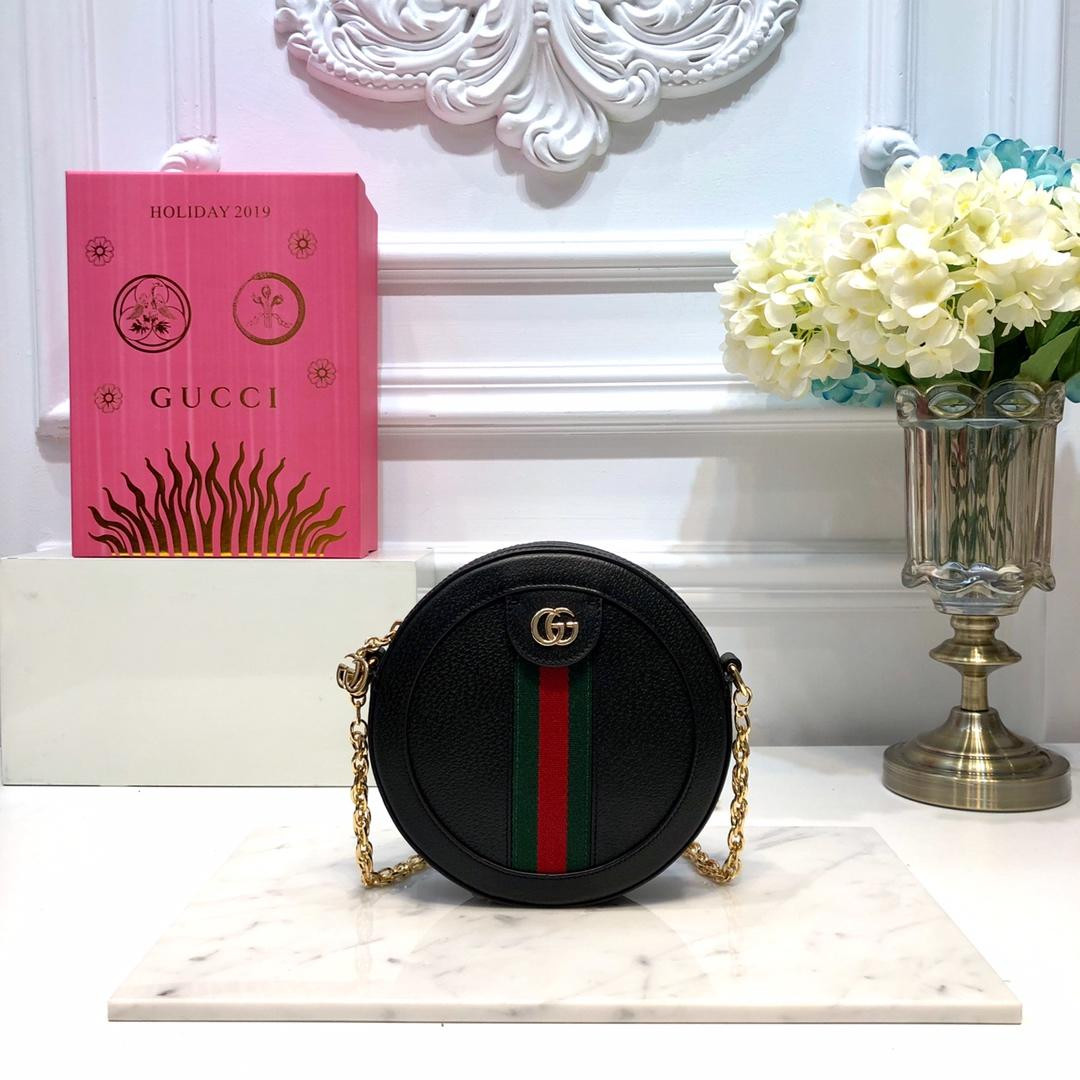 HOT SALE Gucci Ophidia mini round shoulder bag