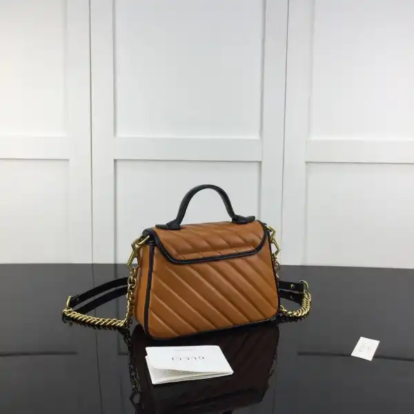 Cheap Gucci GG Marmont mini top handle bag