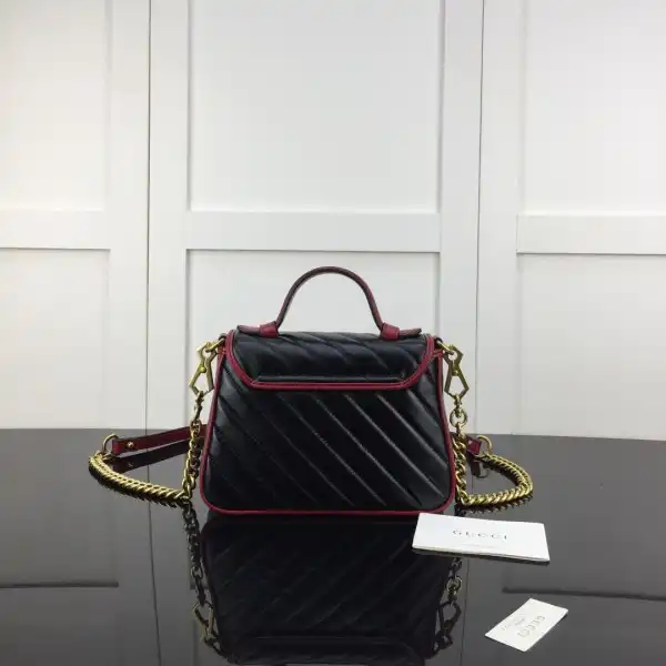 Affordable Gucci GG Marmont mini top handle bag