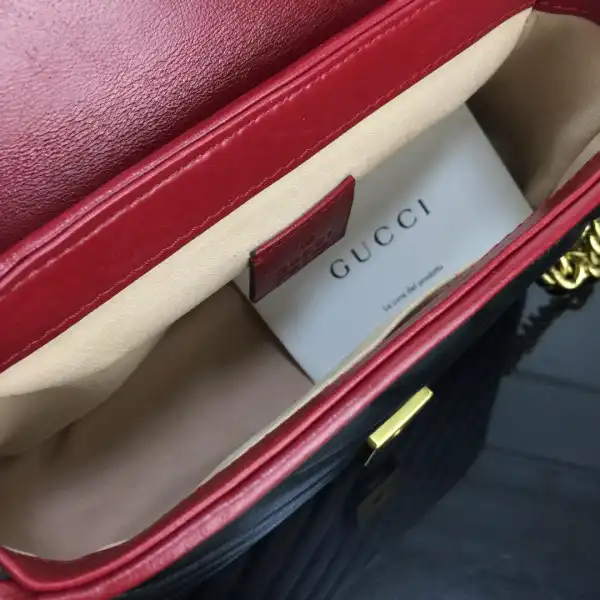 Affordable Gucci GG Marmont mini top handle bag