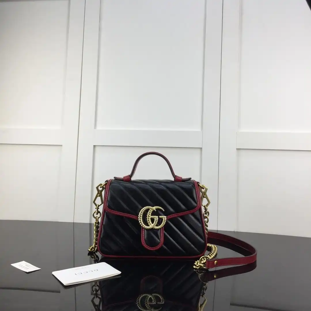 Gucci GG Marmont mini top handle bag