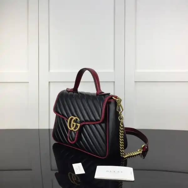 Affordable Gucci GG Marmont small top handle bag