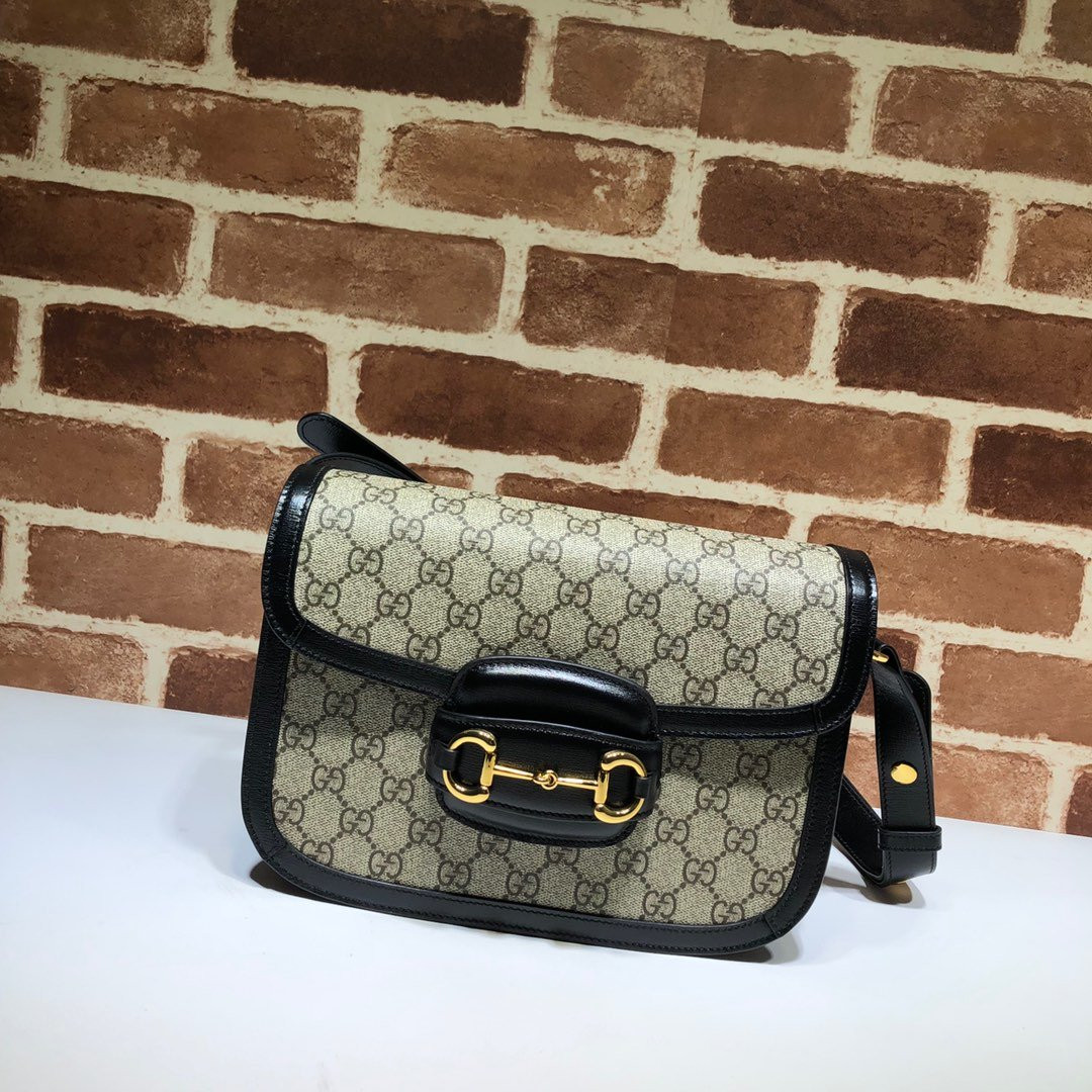 HOT SALE GUCCI 1955 Horsebit shoulder bag