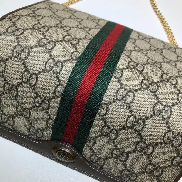 GUCCI Ophidia GG chain wallet