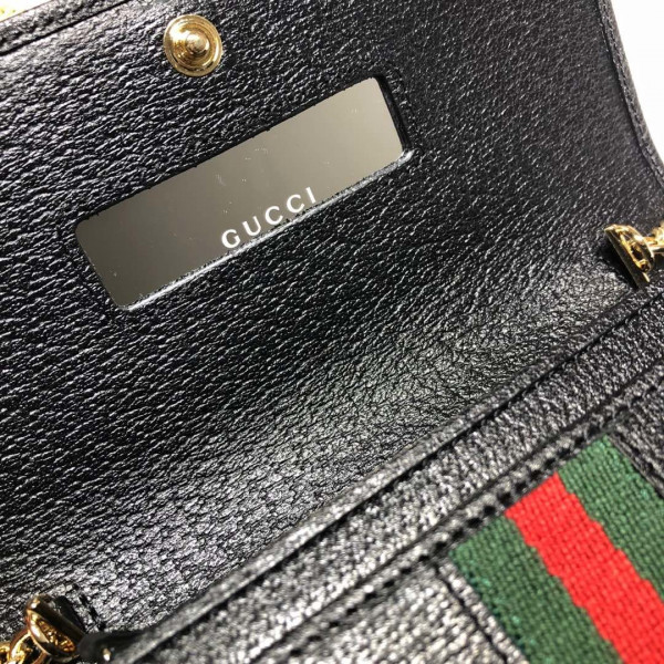 HOT SALE GUCCI Ophidia GG chain wallet