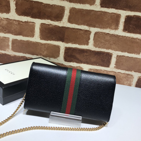 HOT SALE GUCCI Ophidia GG chain wallet