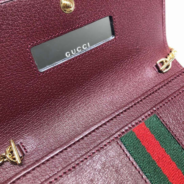 [FREE SHIPPING] GUCCI Ophidia GG chain wallet