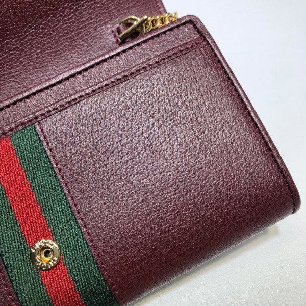 [FREE SHIPPING] GUCCI Ophidia GG chain wallet