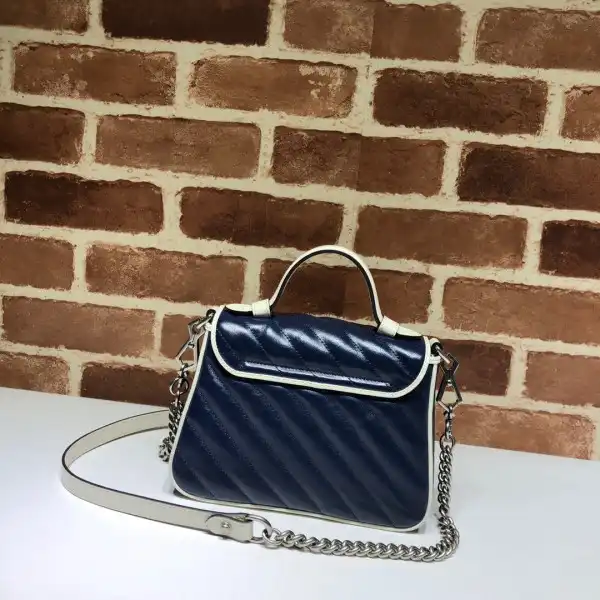 Cheap GUCCI GG Marmont Mini Top Handle Bag