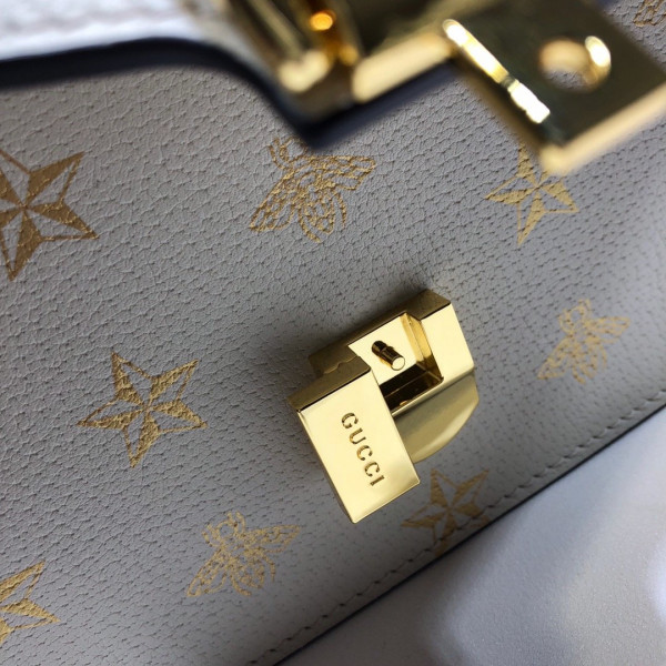 HOT SALE GUCCI Sylvie Bee Star mini leather bag