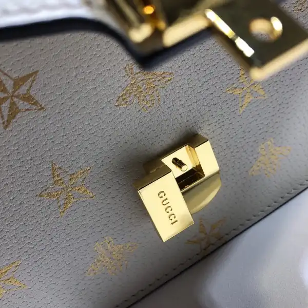 GUCCI Sylvie Bee Star mini leather bag