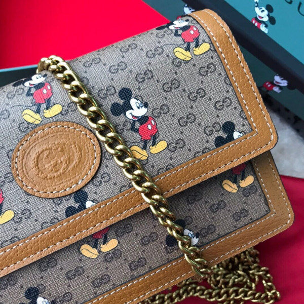 HOT SALE Disney x Gucci GG Chain Wallet