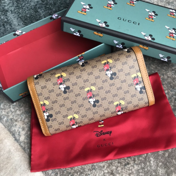 HOT SALE Disney x Gucci GG Long Wallet