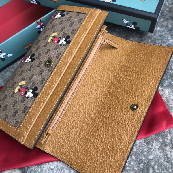 HOT SALE Disney x Gucci GG Long Wallet