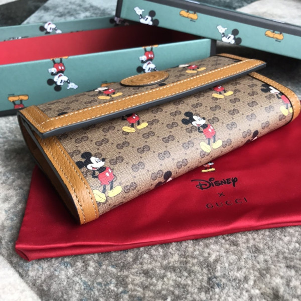 HOT SALE Disney x Gucci GG Long Wallet