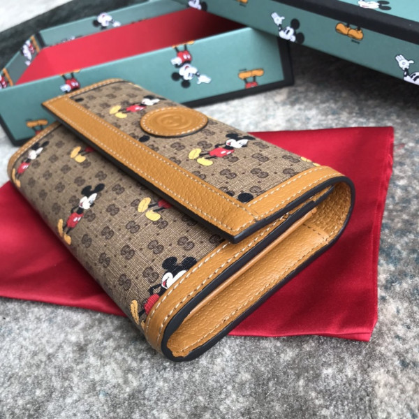 HOT SALE Disney x Gucci GG Long Wallet