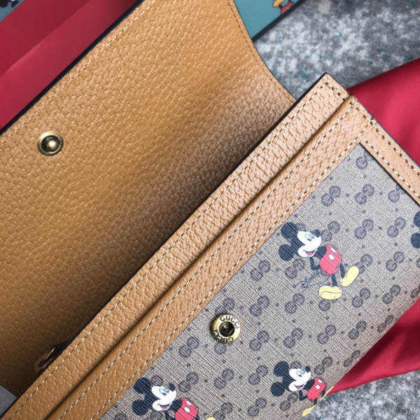 HOT SALE Disney x Gucci GG Long Wallet