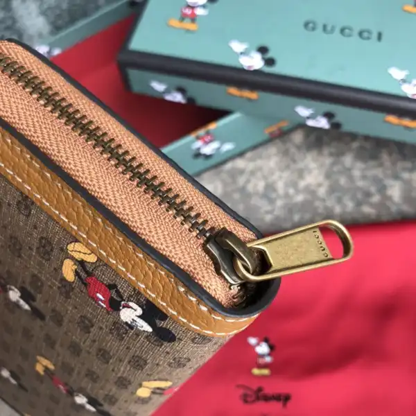 Affordable Disney x Gucci GG Zippy Wallet