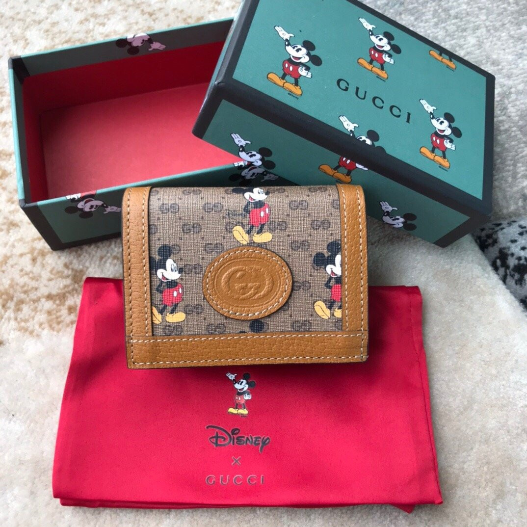 HOT SALE Disney x Gucci GG Card Holder