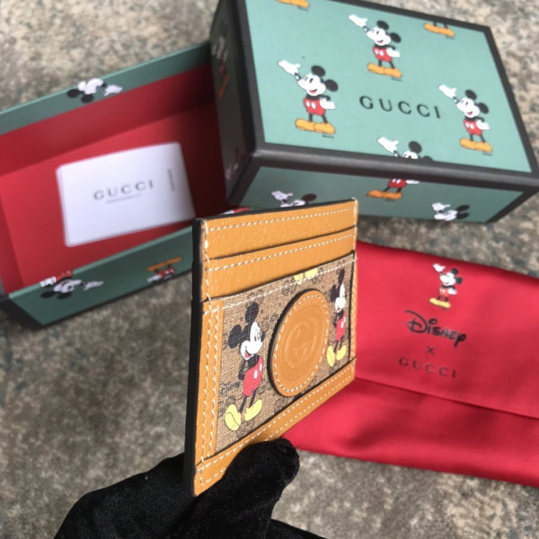 HOT SALE Disney x Gucci GG Card Holder