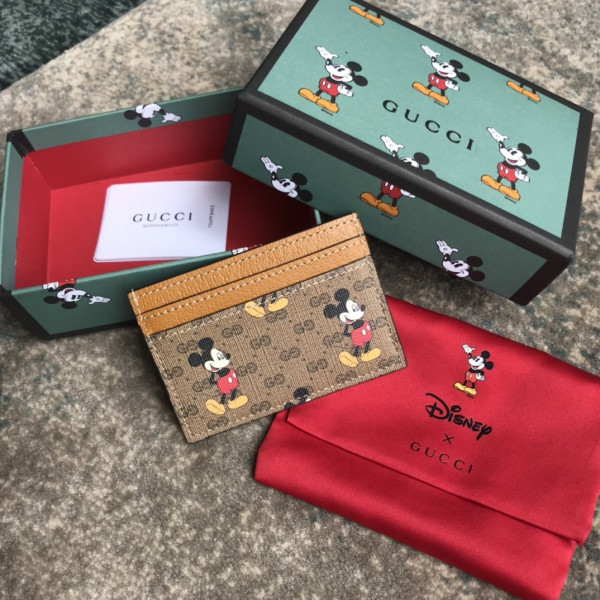 HOT SALE Disney x Gucci GG Card Holder