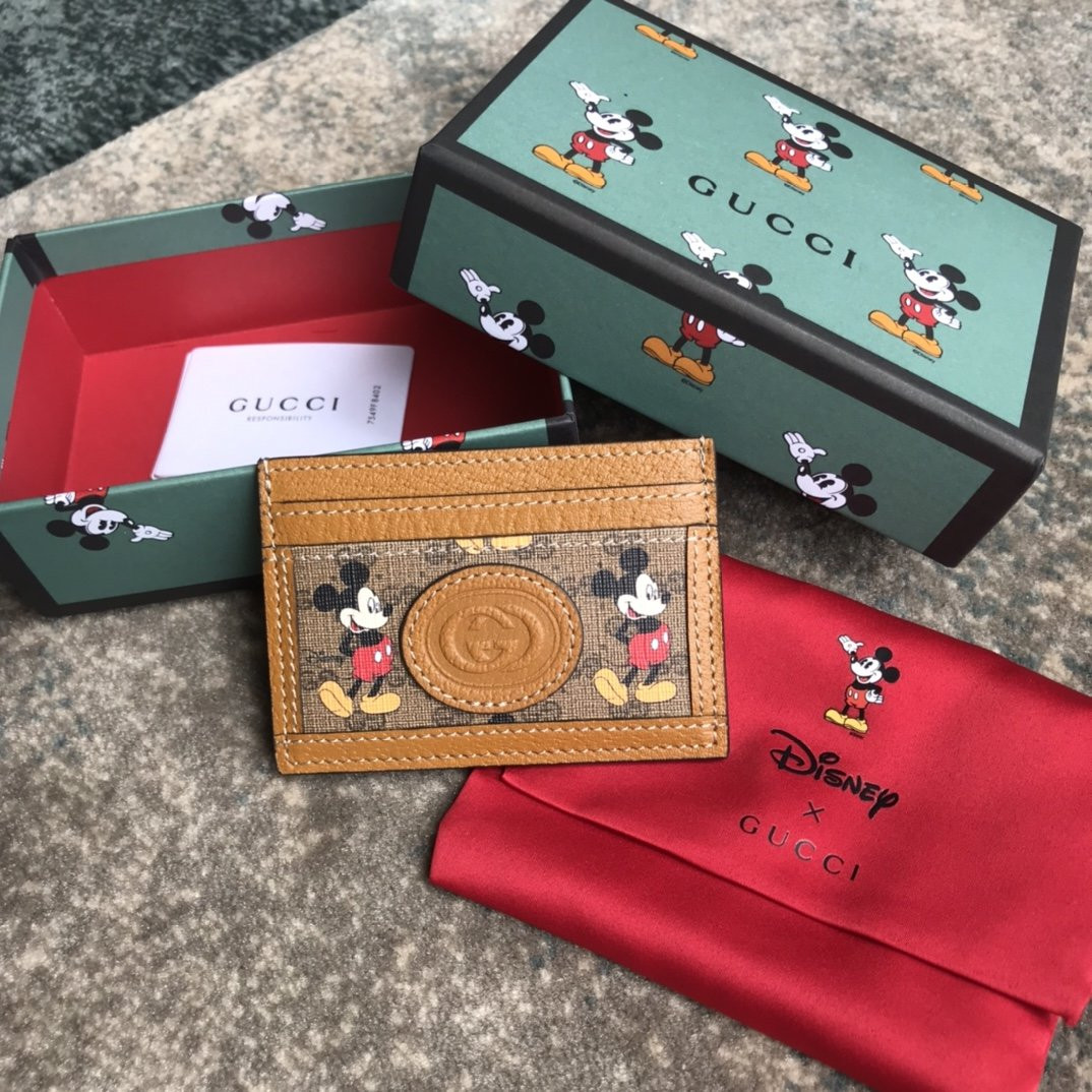 HOT SALE Disney x Gucci GG Card Holder