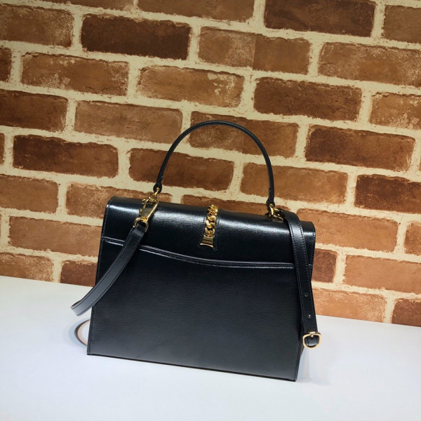 HOT SALE Gucci Sylvie 1969 small top handle bag