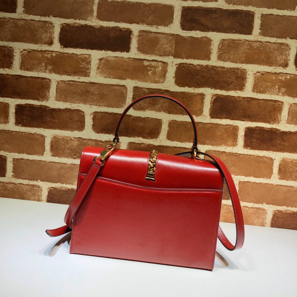 HOT SALE Gucci Sylvie 1969 small top handle bag