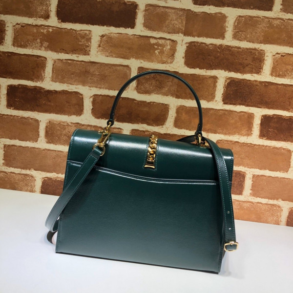 HOT SALE Gucci Sylvie 1969 small top handle bag