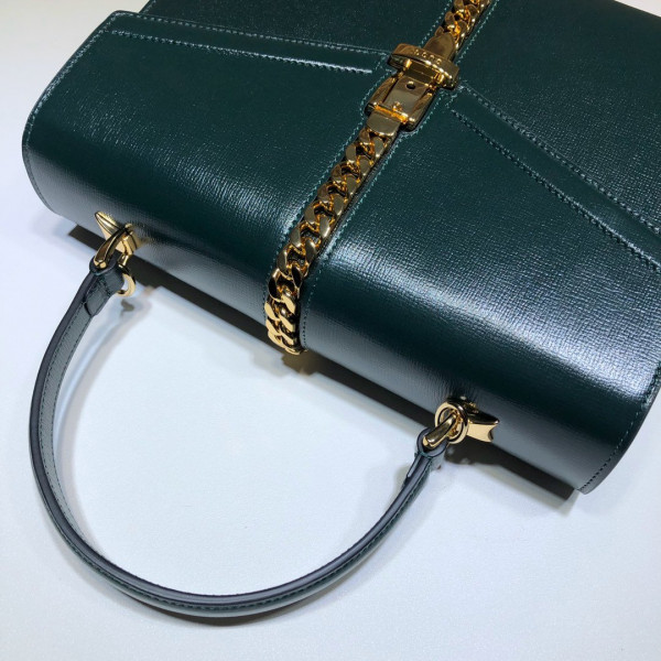 HOT SALE Gucci Sylvie 1969 small top handle bag