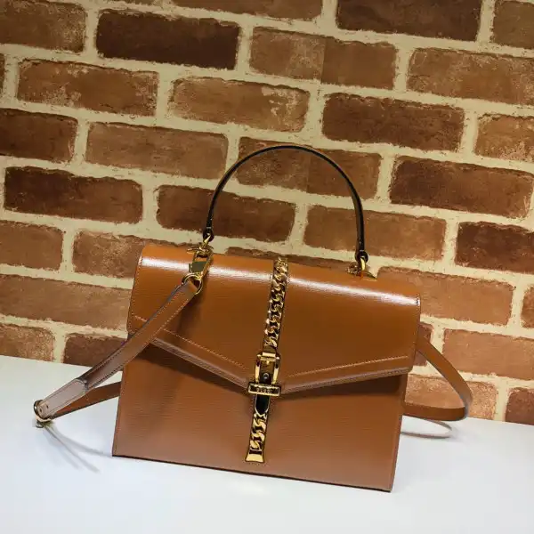 TO Gucci Sylvie 1969 small top handle bag