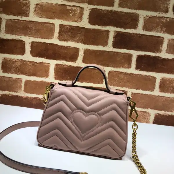 GUCCI GG Marmont mini top handle bag