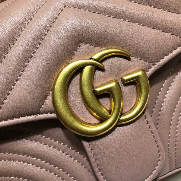 HOT SALE GUCCI GG Marmont mini top handle bag