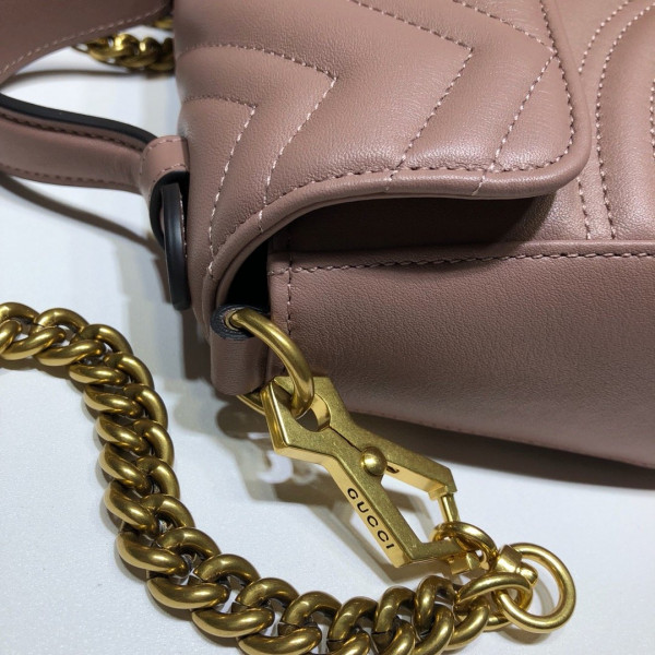 HOT SALE GUCCI GG Marmont mini top handle bag