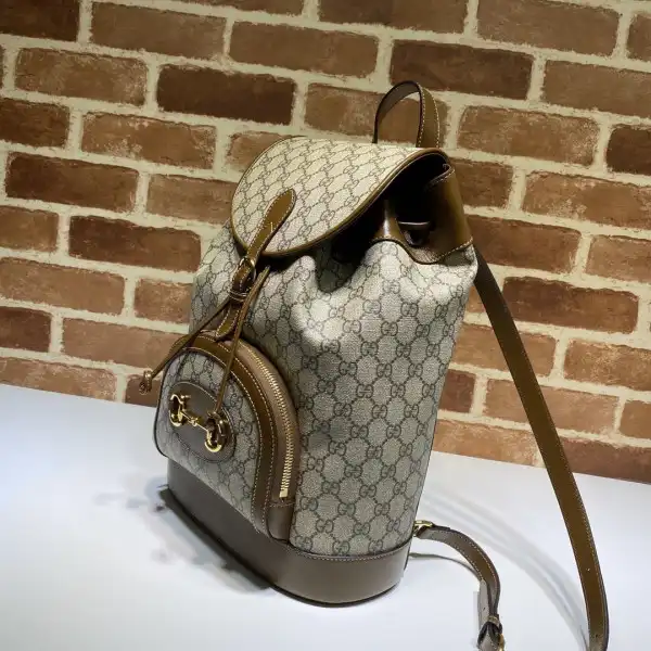 Cheap HOT SALE GUCCI 1955 Horsebit backpack