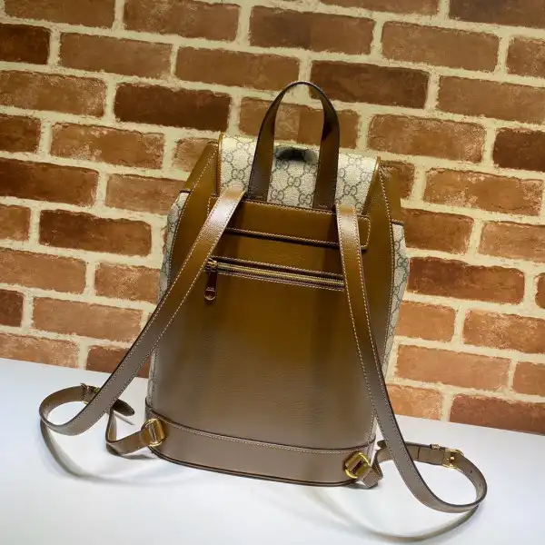 First bag ru GUCCI 1955 Horsebit backpack