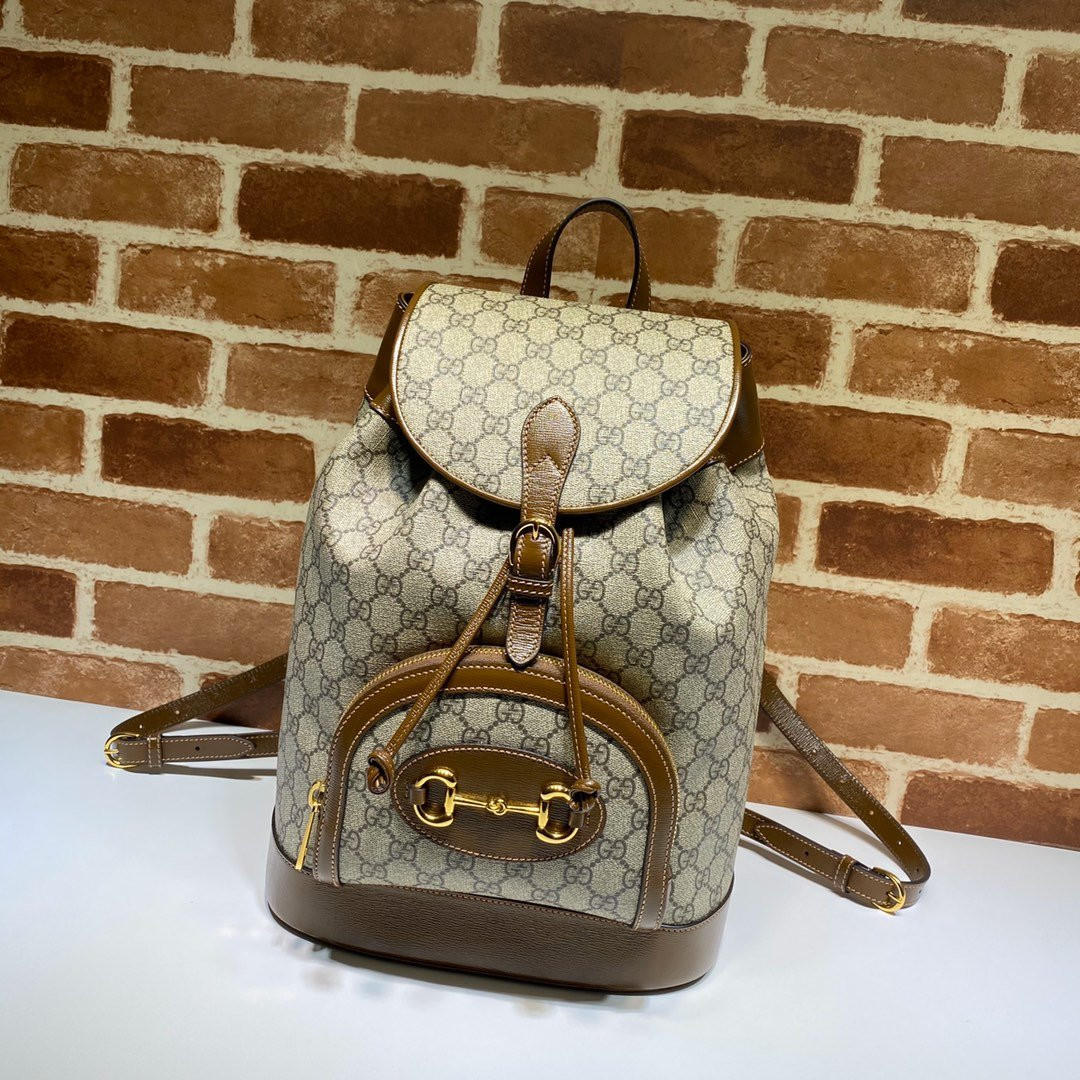 HOT SALE GUCCI 1955 Horsebit backpack