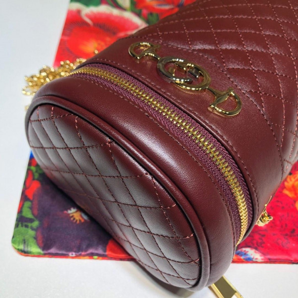 HOT SALE GUCCI Quilted leather belt bag