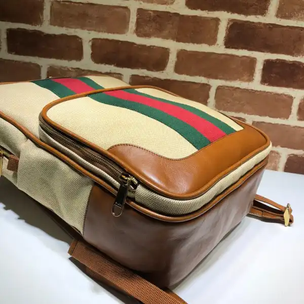 GUCCI Vintage canvas backpack