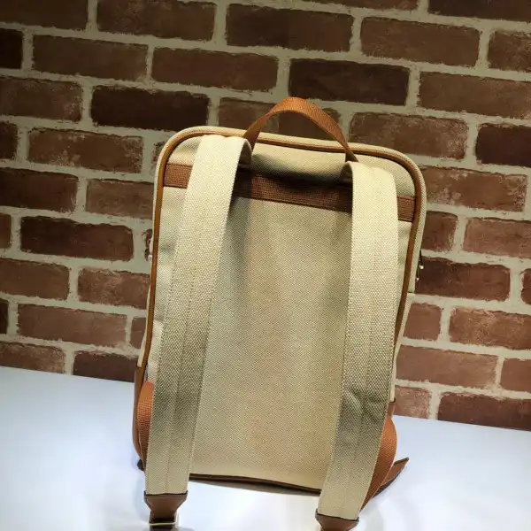 Cheap HOT SALE GUCCI Vintage canvas backpack