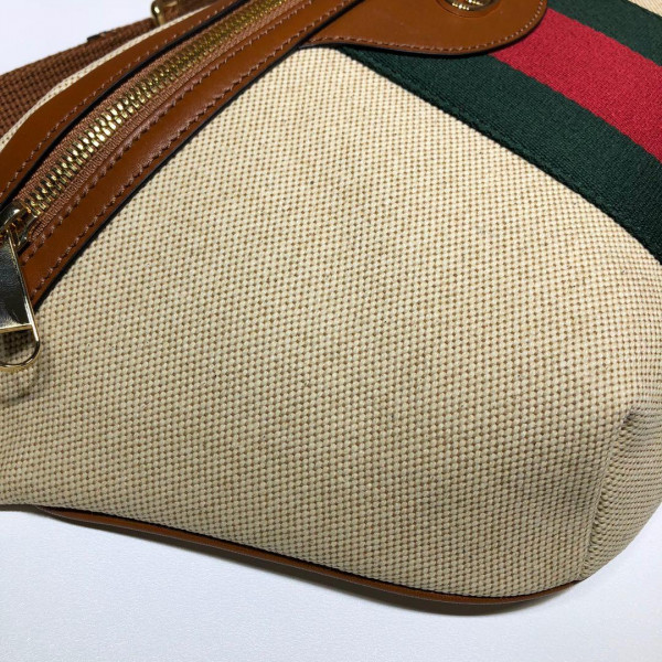 HOT SALE GUCCI Vintage canvas belt bag