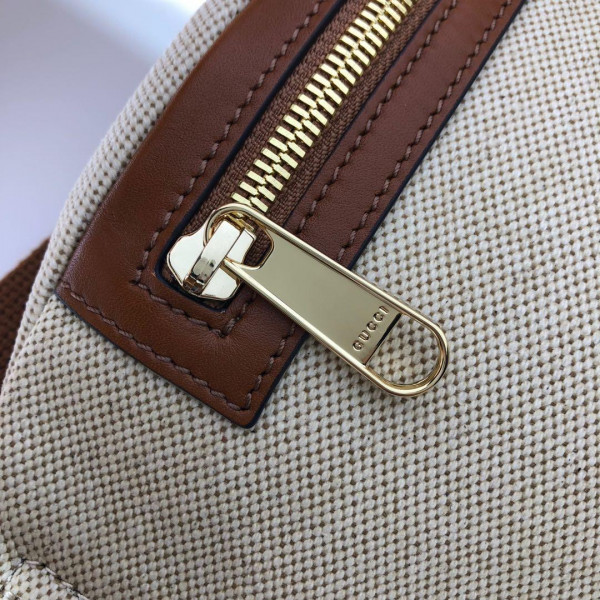 HOT SALE GUCCI Vintage canvas belt bag