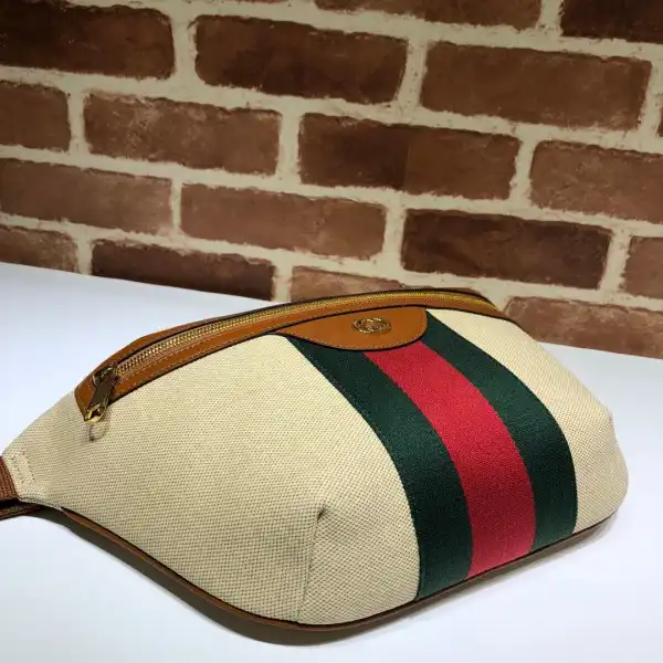 Affordable GUCCI Vintage canvas belt bag